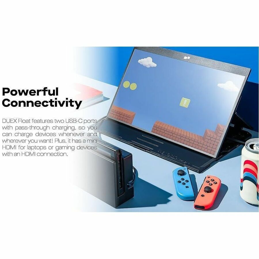 Alternate-Image8 Image for Duex Float Mobile Pixels 15.6" Stacked Portable Screens, Full HD IPS 1080P Touchscreen Monitor with Built-in Kickstand, USB Type-C/HDMI Plug and Play, Support Windows/Mac/Android/ChromeOS/Switch