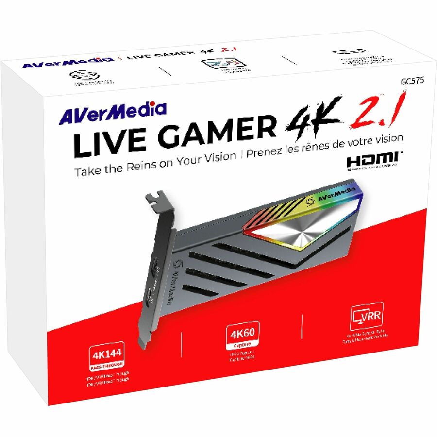 Alternate-Image3 Image for AVerMedia Live Gamer 4K 2.1, PCIe HDMI 2.1 Game Capture Card (GC575)