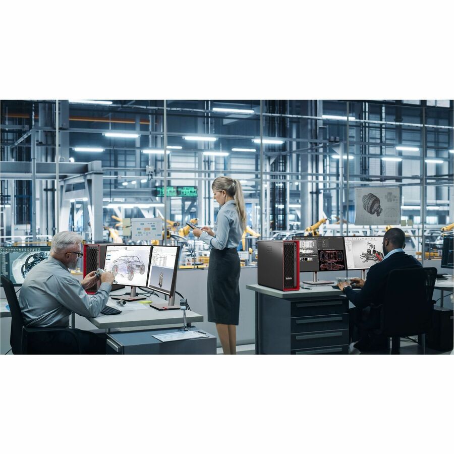 Alternate-Image10 Image for Lenovo ThinkStation P5 30GA004MUS Workstation - 1 Xeon w3-2425 - vPro Technology - 32 GB - 1 TB SSD
