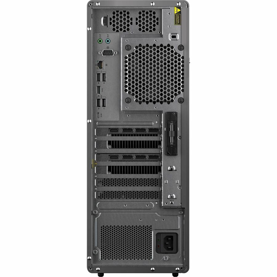 Rear Image for Lenovo ThinkStation P5 30GA004MUS Workstation - 1 Xeon w3-2425 - vPro Technology - 32 GB - 1 TB SSD