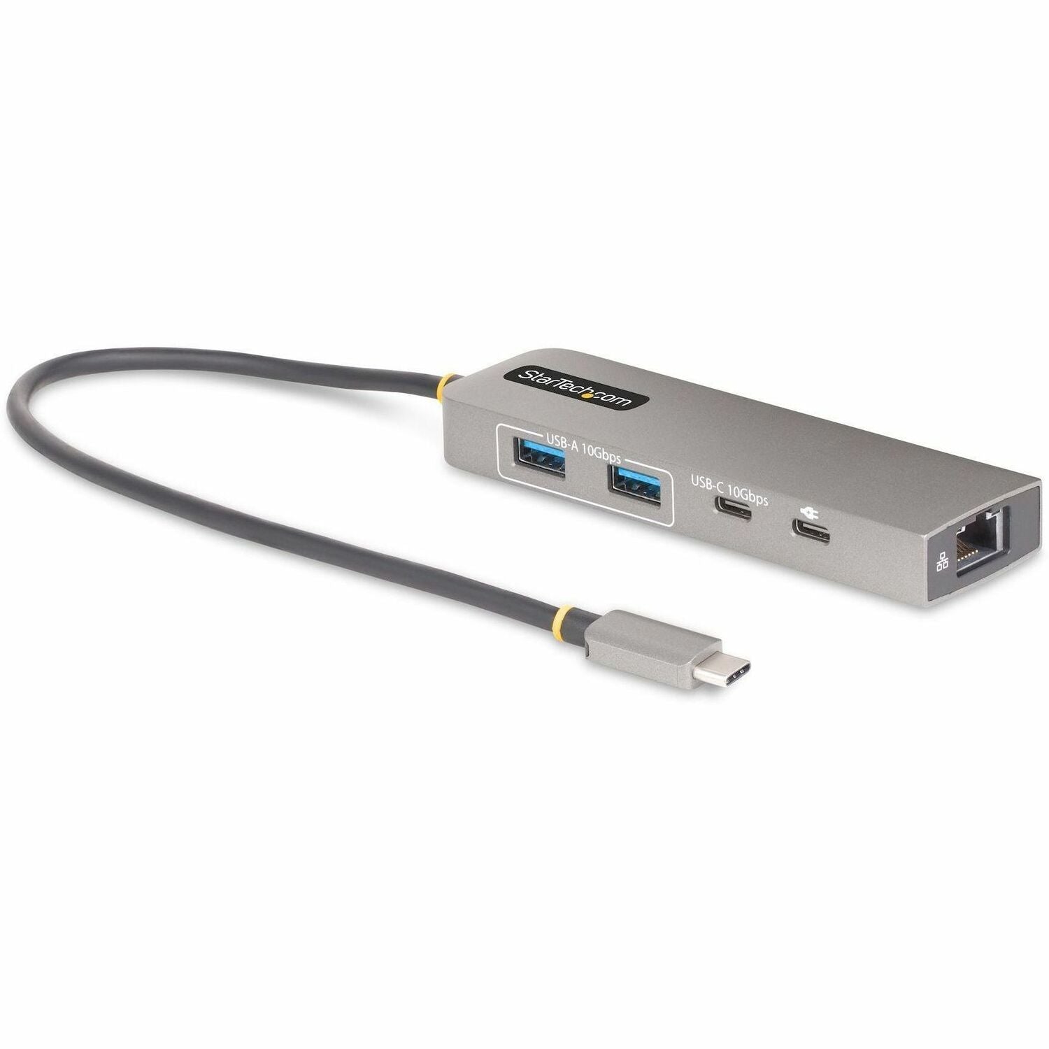 Main Image for StarTech.com 3-Port USB-C Hub with 2.5 Gb Ethernet and 100W PD Passthrough - USB-C to 2x USB-A/1x USB-C, USB 3.2 10Gbps Type-C Adapter Hub