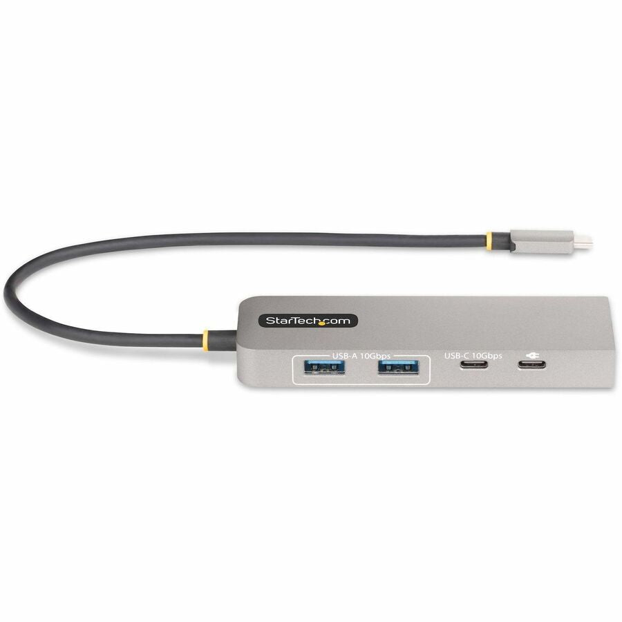Alternate-Image2 Image for StarTech.com 3-Port USB-C Hub with 2.5 Gb Ethernet and 100W PD Passthrough - USB-C to 2x USB-A/1x USB-C, USB 3.2 10Gbps Type-C Adapter Hub