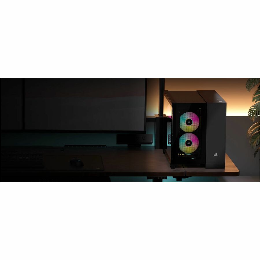 Life-Style Image for Corsair 2500D AIRFLOW Mid-Tower Dual Chamber PC Case - Black