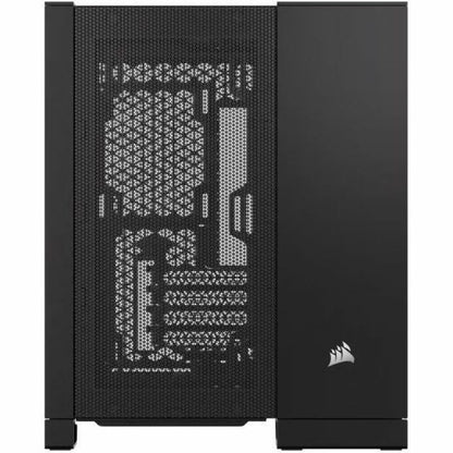 Front Image for Corsair 2500D AIRFLOW Mid-Tower Dual Chamber PC Case - Black