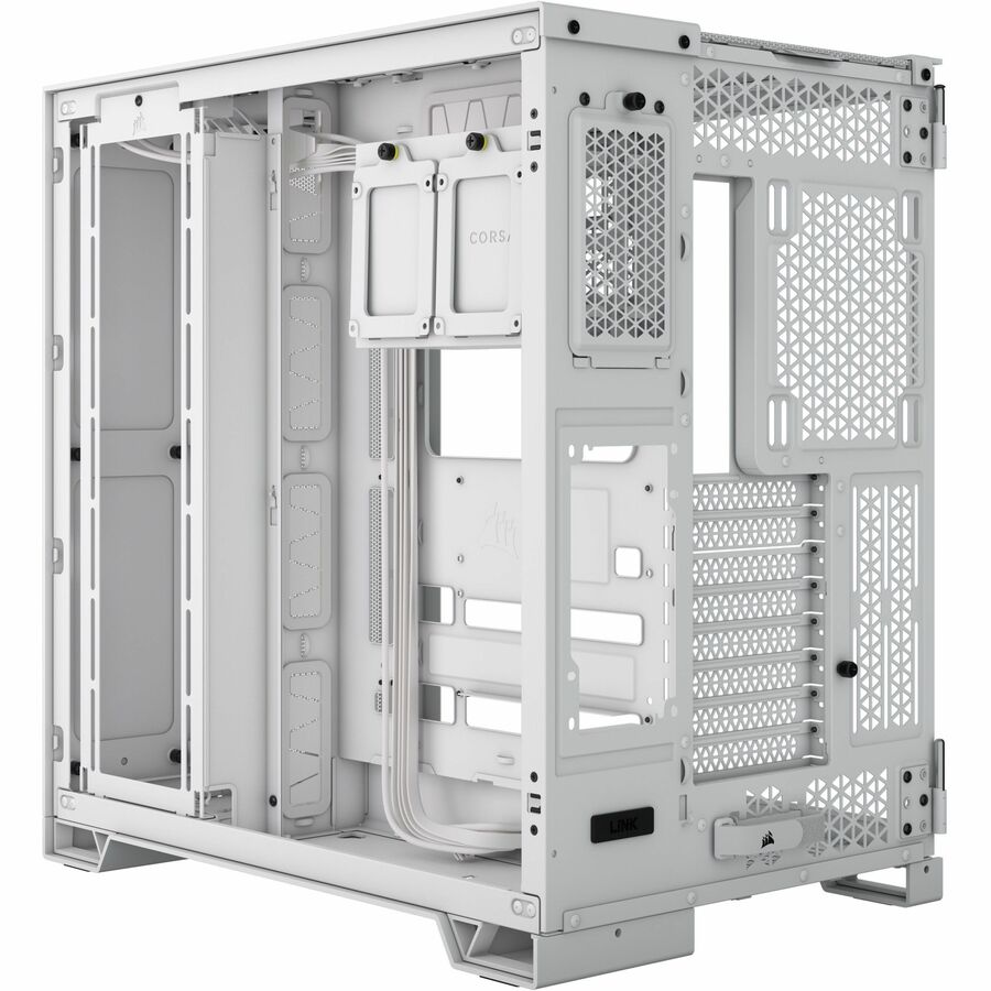 Rear Image for Corsair 6500D AIRFLOW Mid-Tower Dual Chamber PC Case - White