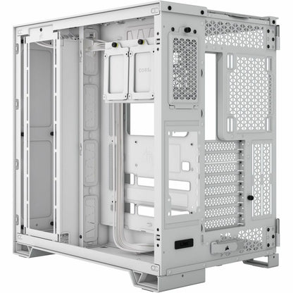 Rear Image for Corsair 6500D AIRFLOW Mid-Tower Dual Chamber PC Case - White
