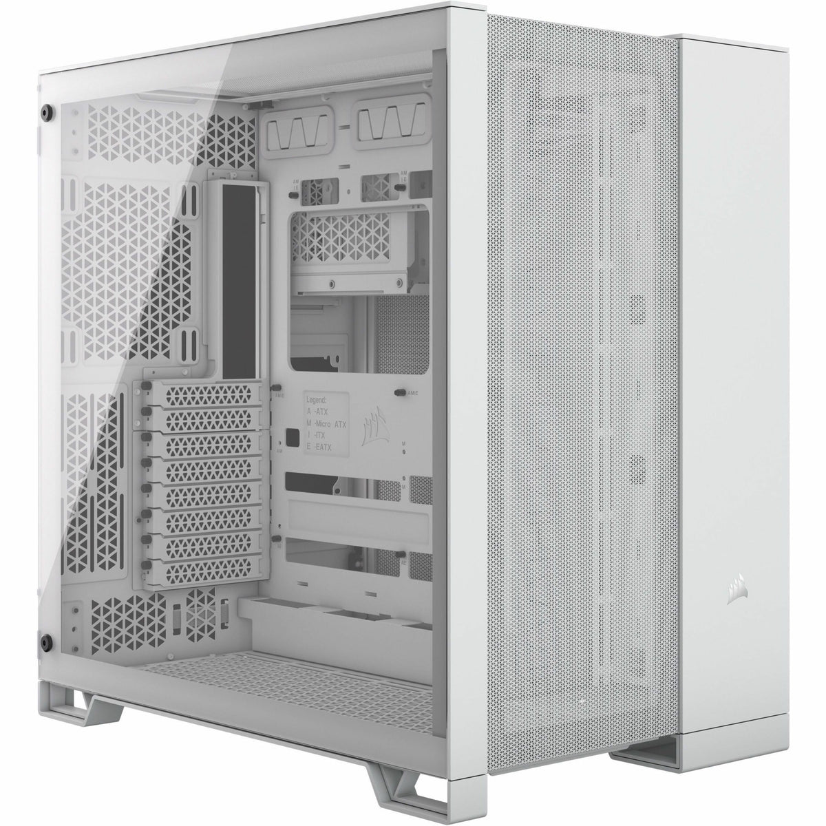 Corsair 6500D AIRFLOW Mid-Tower Dual Chamber PC Case - White - CC-9011260-WW