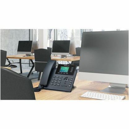 Alternate-Image3 Image for Yealink SIP-T34W IP Phone - Corded - Corded/Cordless - Wi-Fi, Bluetooth - Wall Mountable - Classic Gray