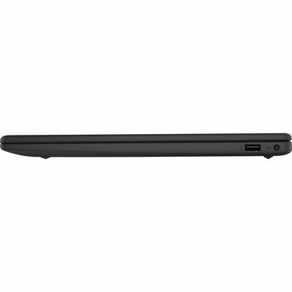 Left Image for HP ca 15.6" Notebook - HD - 1366 x 768 - (Intel N-Series N100 Quad-core (4 Core) - 4 GB Total RAM - 128 GB Flash Memory - Jet Black - Refurbished