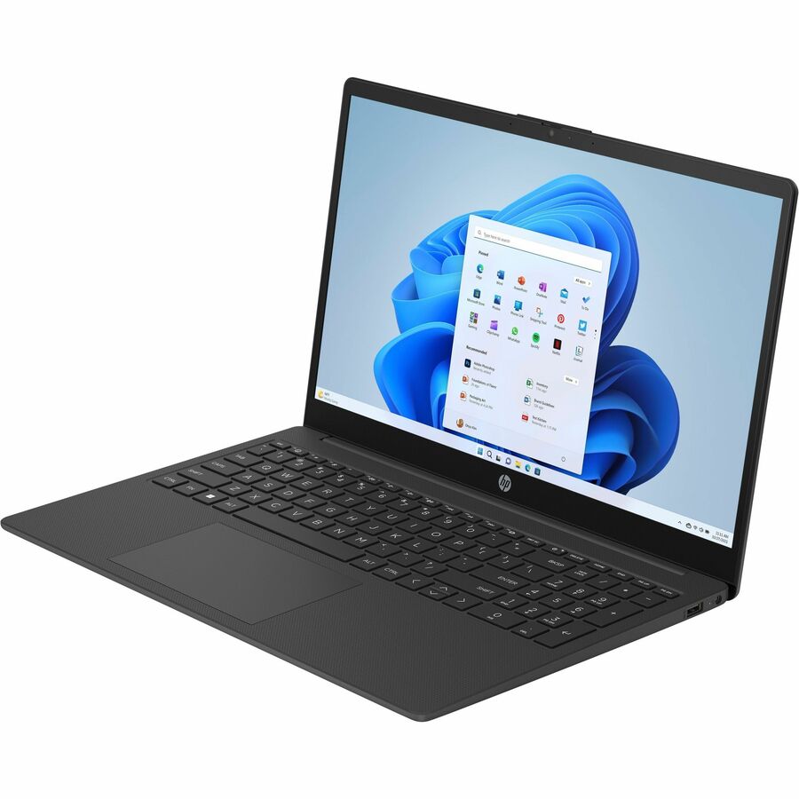 Alternate-Image1 Image for HP ca 15.6" Notebook - HD - 1366 x 768 - (Intel N-Series N100 Quad-core (4 Core) - 4 GB Total RAM - 128 GB Flash Memory - Jet Black - Refurbished