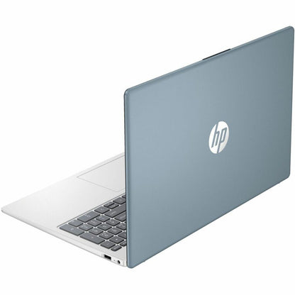 Top Image for HP 15.6" Notebook - HD - 1366 x 768 - (Intel N-Series N100 Quad-core (4 Core) - 4 GB Total RAM - 128 GB Flash Memory - Natural Silver, Moonlight Blue - Refurbished