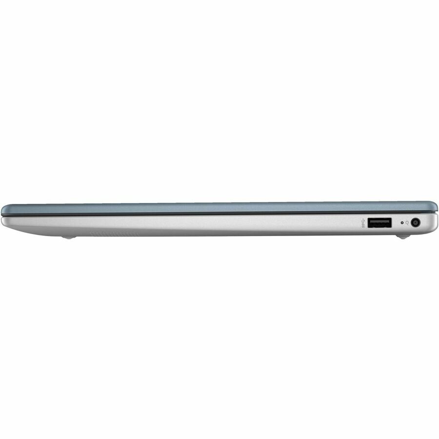 Left Image for HP 15.6" Notebook - HD - 1366 x 768 - (Intel N-Series N100 Quad-core (4 Core) - 4 GB Total RAM - 128 GB Flash Memory - Natural Silver, Moonlight Blue - Refurbished