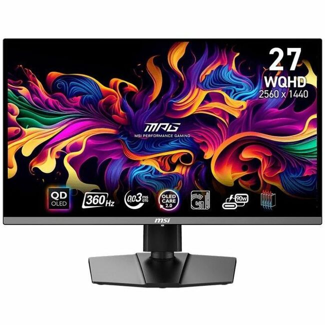 Main Image for MSI MPG271QRX QD-OLED 27" Class WQHD Gaming OLED Monitor - 16:9 - Black