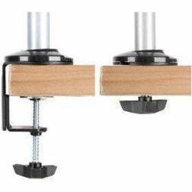 Alternate-Image3 Image for SIIG Dual Stacked Monitor Arm Desk Mount - 17" - 32" - Max Load 19.8 lbs for each arm - VESA 75/100mm