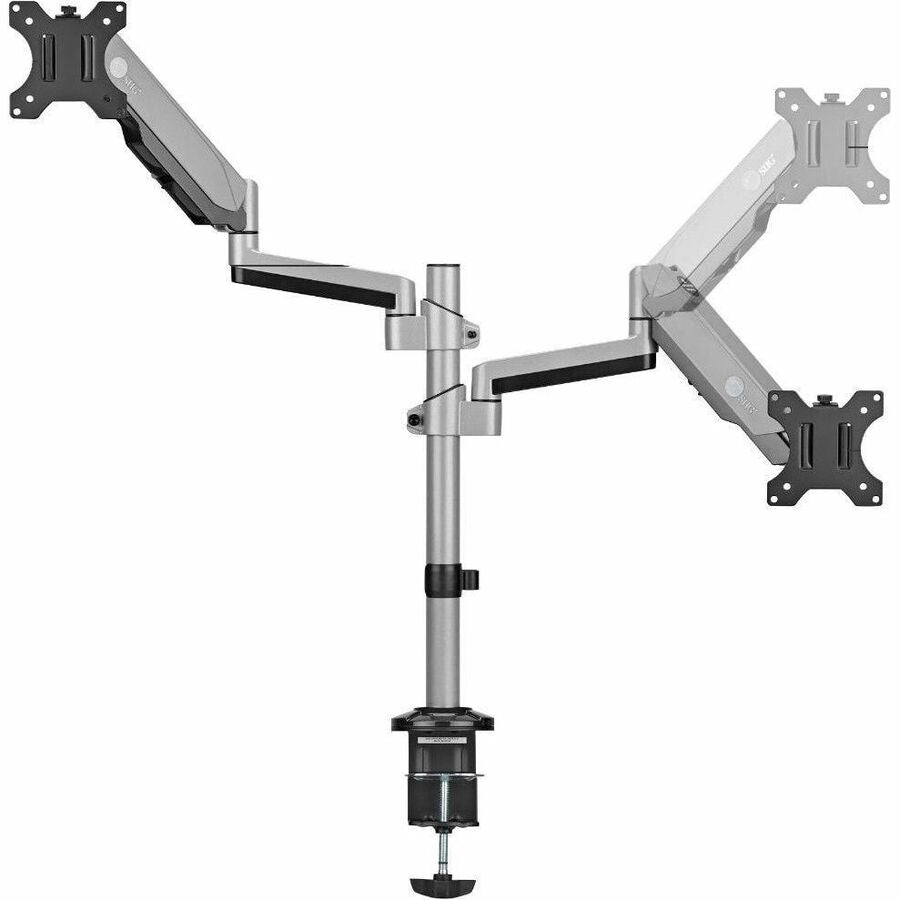 Alternate-Image6 Image for SIIG Dual Stacked Monitor Arm Desk Mount - 17" - 32" - Max Load 19.8 lbs for each arm - VESA 75/100mm