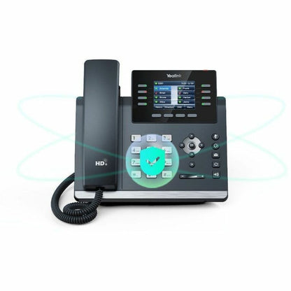 Alternate-Image1 Image for Yealink SIP-T44W IP Phone - Corded - Corded/Cordless - Bluetooth, Wi-Fi - Wall Mountable, Desktop - Classic Gray