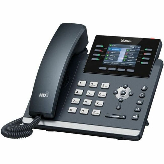 Main Image for Yealink SIP-T44W IP Phone - Corded - Corded/Cordless - Bluetooth, Wi-Fi - Wall Mountable, Desktop - Classic Gray
