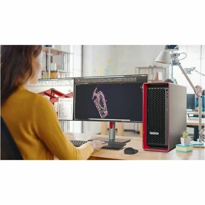 Alternate-Image8 Image for Lenovo ThinkStation P8 30HH002XUS Workstation - 1 Ryzen Threadripper PRO 7945WX - 64 GB - 2 TB SSD