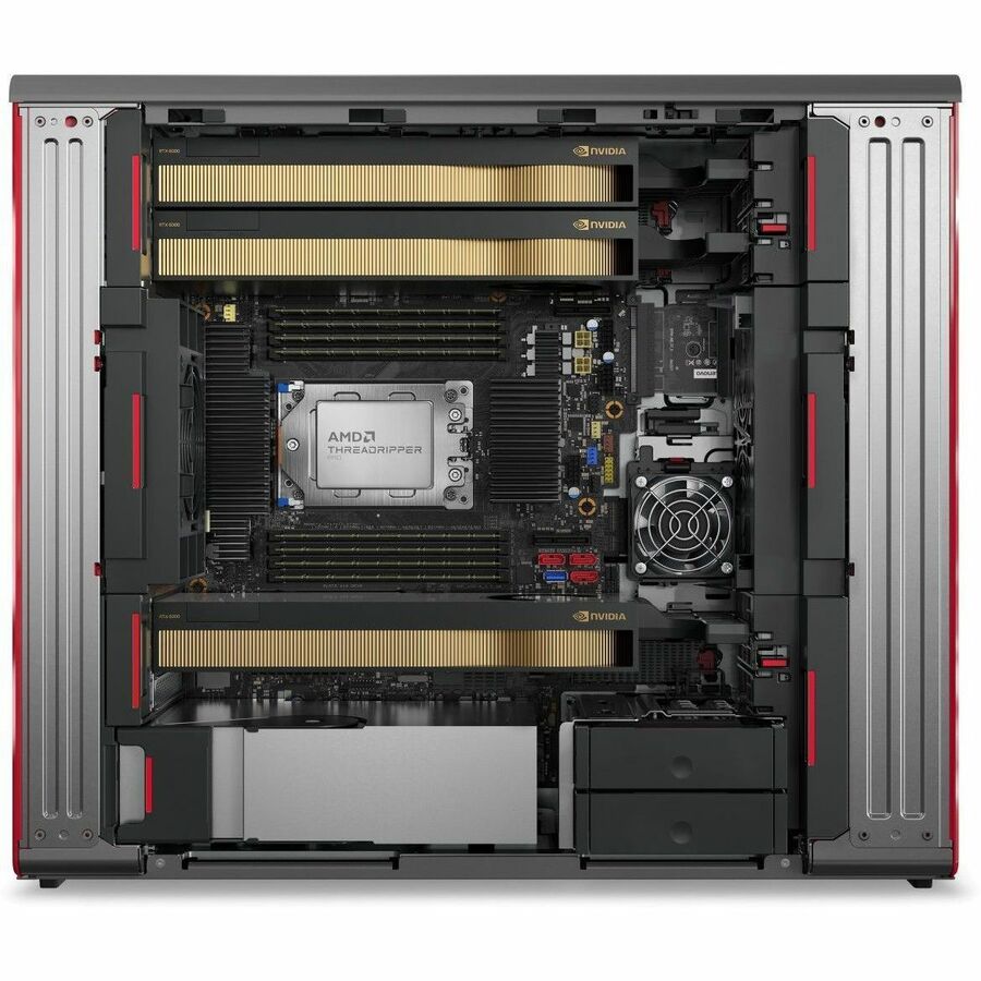 Alternate-Image6 Image for Lenovo ThinkStation P8 30HH002XUS Workstation - 1 Ryzen Threadripper PRO 7945WX - 64 GB - 2 TB SSD