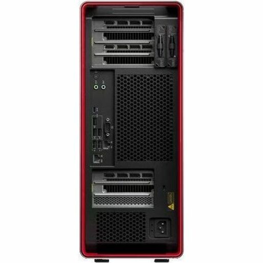 Rear Image for Lenovo ThinkStation P8 30HH002XUS Workstation - 1 Ryzen Threadripper PRO 7945WX - 64 GB - 2 TB SSD