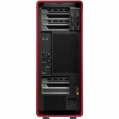 Rear Image for Lenovo ThinkStation P8 30HH002XUS Workstation - 1 Ryzen Threadripper PRO 7945WX - 64 GB - 2 TB SSD