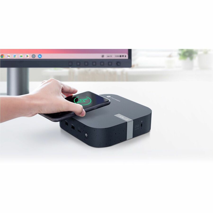 Alternate-Image3 Image for Asus Chromebox 5 CHROMEBOX5-S7057UNENT-WC Chromebox - Intel Core i7 12th Gen i7-1260P - 16 GB - 256 GB SSD - Mini PC - Eco Black