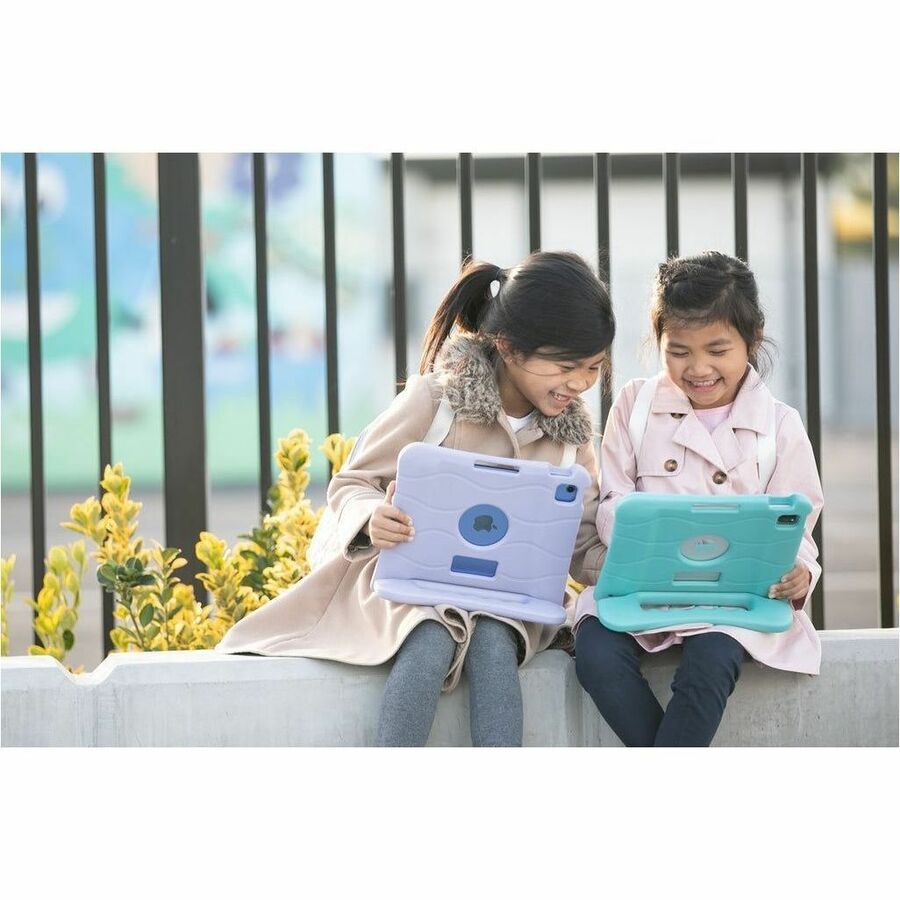 Life-Style Image for Kid's Antimicrobial Case for iPad&reg; A16, iPad Air&reg; 11-inch (M4, M3, M2), iPad&reg; 10.9-inch (10th gen), iPad Air&reg; 10.9-inch (5th and 4th gen), and iPad Pro&reg; 11-inch (4th, 3rd, 2nd, and 1st gen), Teal