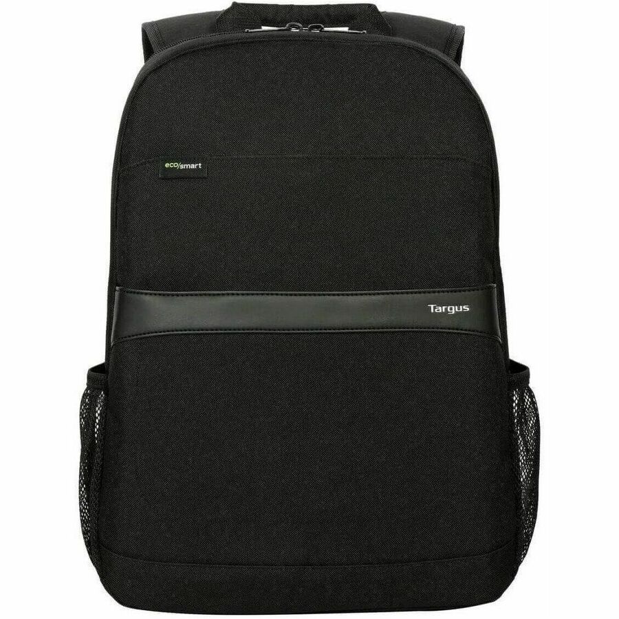 Front Image for Targus GeoLite EcoSmart TSB962GL Carrying Case (Backpack) for 14" to 16" Notebook, Water Bottle, Umbrella, Travel - Black