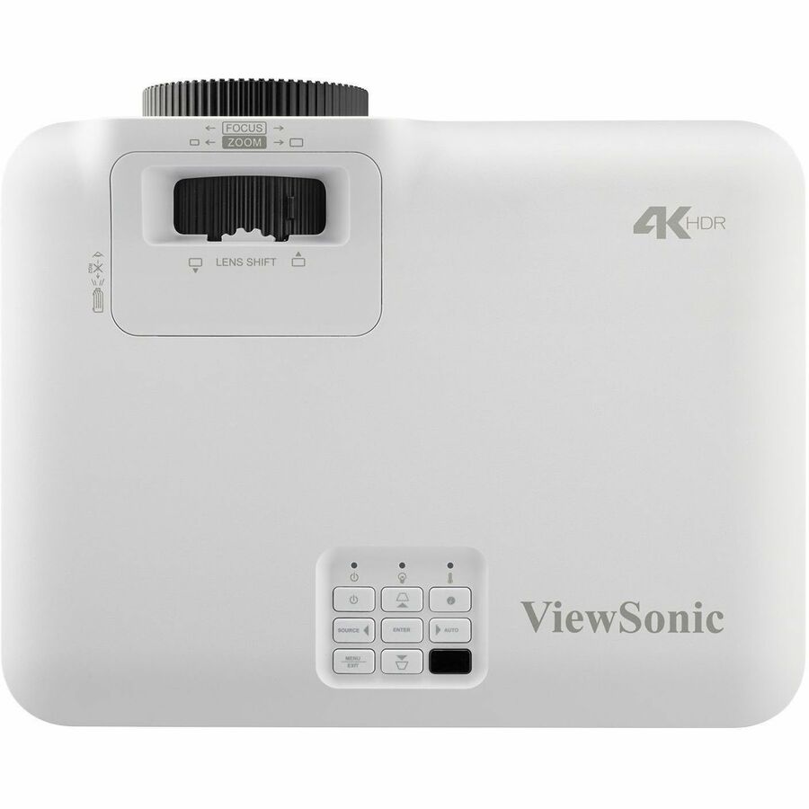 Top Image for ViewSonic LX700-4K 3500 Lumens 4K Laser Projector, 240Hz and 4.2ms for Smooth Home Entertainment, 1.36x Optical Zoom, H/V Keystone, and 360-Degree Projection for Flexible Setup, and Dual HDMI Inputs