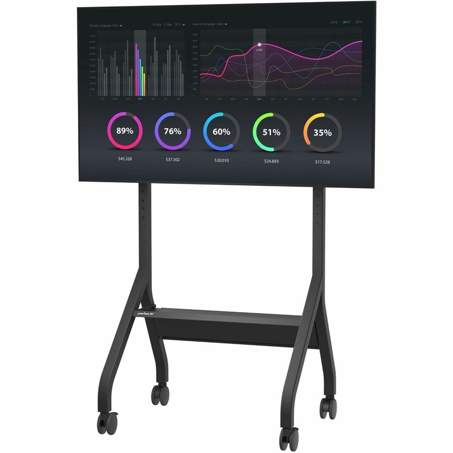Alternate-Image1 Image for Peerless-AV&reg; SmartMount&reg; Flat Panel Cart for 55" to 110"+ Displays