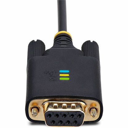 Alternate-Image3 Image for StarTech.com 10ft (3m) USB to Null Modem Serial Adapter Cable, COM Retention, FTDI, RS232, Changeable DB9 Screws/Nuts, Windows/macOS/Linux