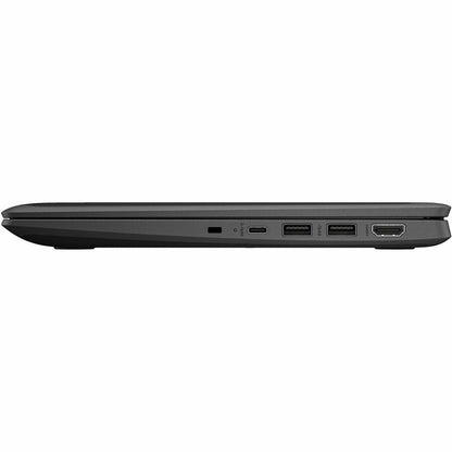 Left Image for HP Fortis G5 11.6" Touchscreen Convertible 2 in 1 Chromebook - HD - Intel N-Series N200 - 8 GB - 64 GB Flash Memory - English Keyboard - Jack Black - Smart Buy