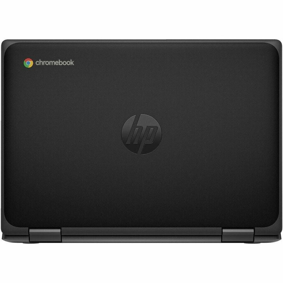 Rear Image for HP Fortis G5 11.6" Touchscreen Convertible 2 in 1 Chromebook - HD - Intel N-Series N200 - 8 GB - 64 GB Flash Memory - English Keyboard - Jack Black - Smart Buy