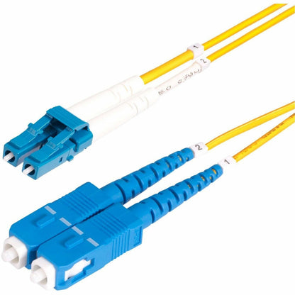 Main Image for StarTech 3m (9.8ft) LC to SC (UPC) OS2 Single Mode Duplex Fiber Optic Cable, 9/125, 100G, Low Insertion Loss, LSZH Fiber Jumper Cord