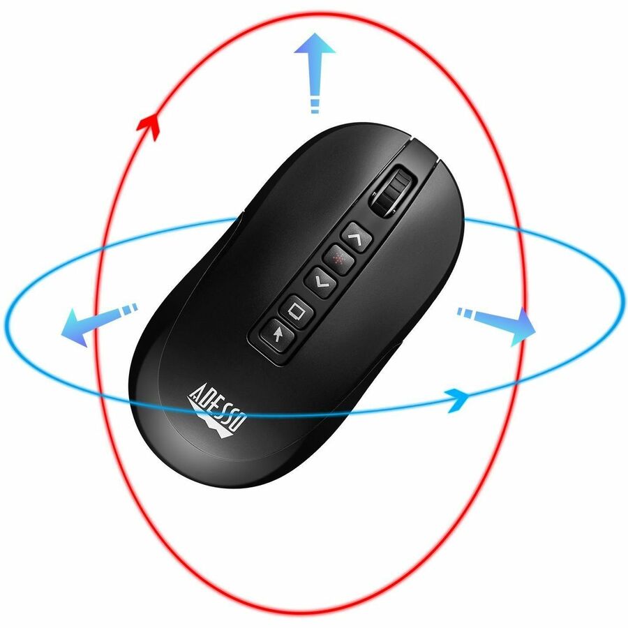 Alternate-Image5 Image for Adesso Air Mouse Wireless Multifunctional Presenter Mouse