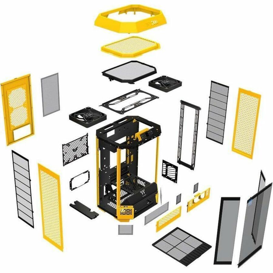 Alternate-Image2 Image for Thermaltake The Tower 300 Bumblebee Micro Tower Chassis