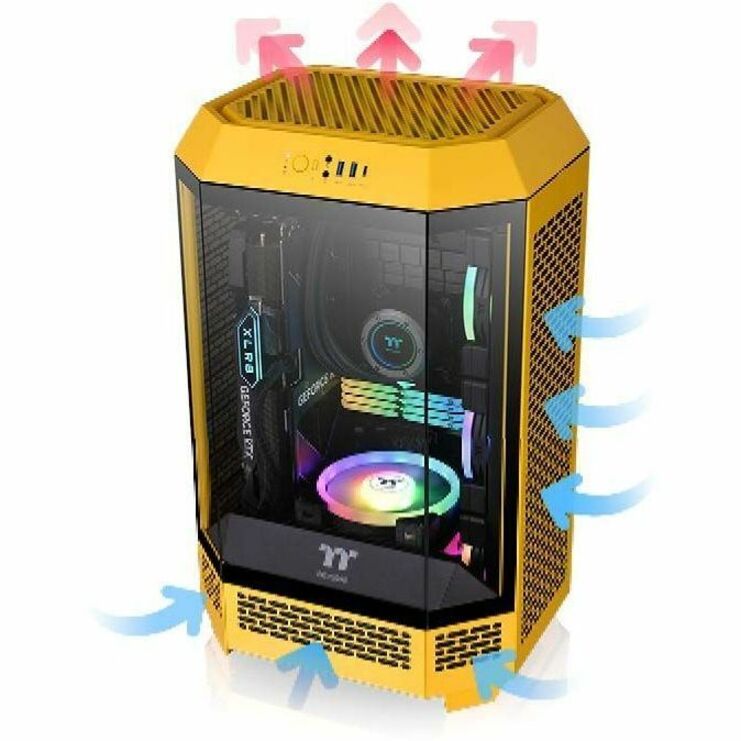 Alternate-Image7 Image for Thermaltake The Tower 300 Bumblebee Micro Tower Chassis