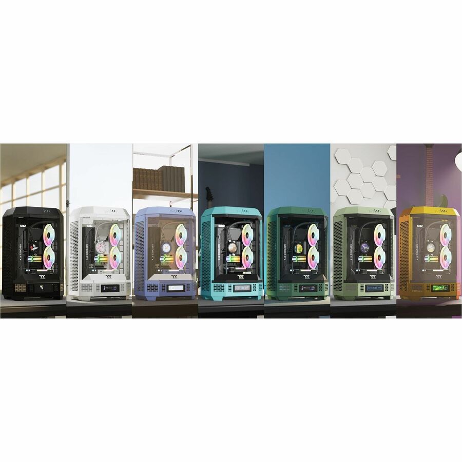 Alternate-Image4 Image for Thermaltake The Tower 300 Matcha Green Micro Tower Chassis