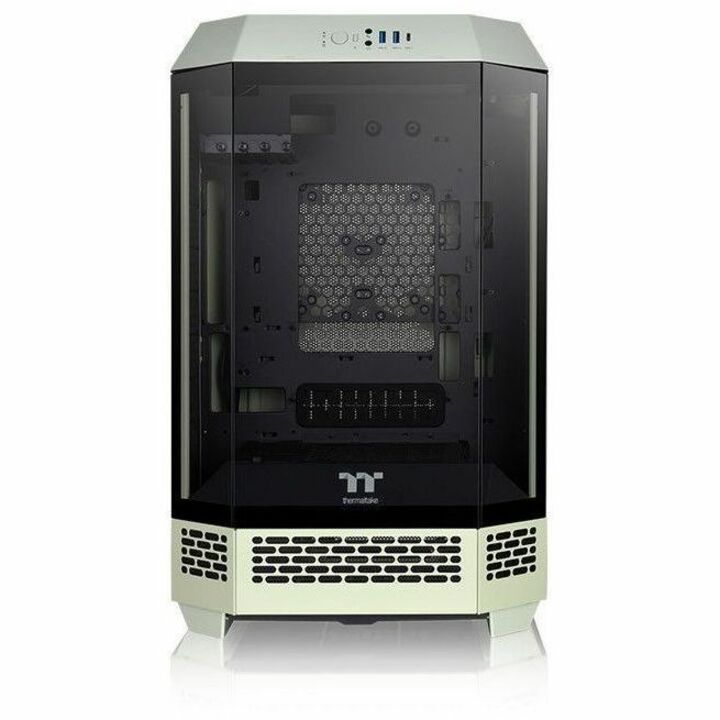 Front Image for Thermaltake The Tower 300 Matcha Green Micro Tower Chassis