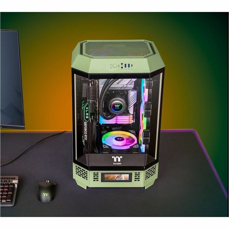 Alternate-Image5 Image for Thermaltake The Tower 300 Matcha Green Micro Tower Chassis