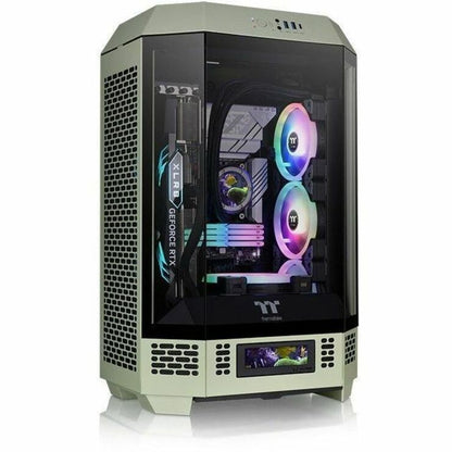 Alternate-Image1 Image for Thermaltake The Tower 300 Matcha Green Micro Tower Chassis