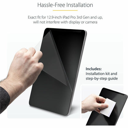 Alternate-Image6 Image for StarTech.com 4-Way Privacy Screen For 12.9-inch iPad Pro, 3rd Gen and Up, Portrait/Landscape, Touch-Enabled, +/- 30 Deg. View, Anti-Glare
