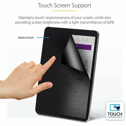 Alternate-Image4 Image for StarTech.com 4-Way Privacy Screen For 12.9-inch iPad Pro, 3rd Gen and Up, Portrait/Landscape, Touch-Enabled, +/- 30 Deg. View, Anti-Glare