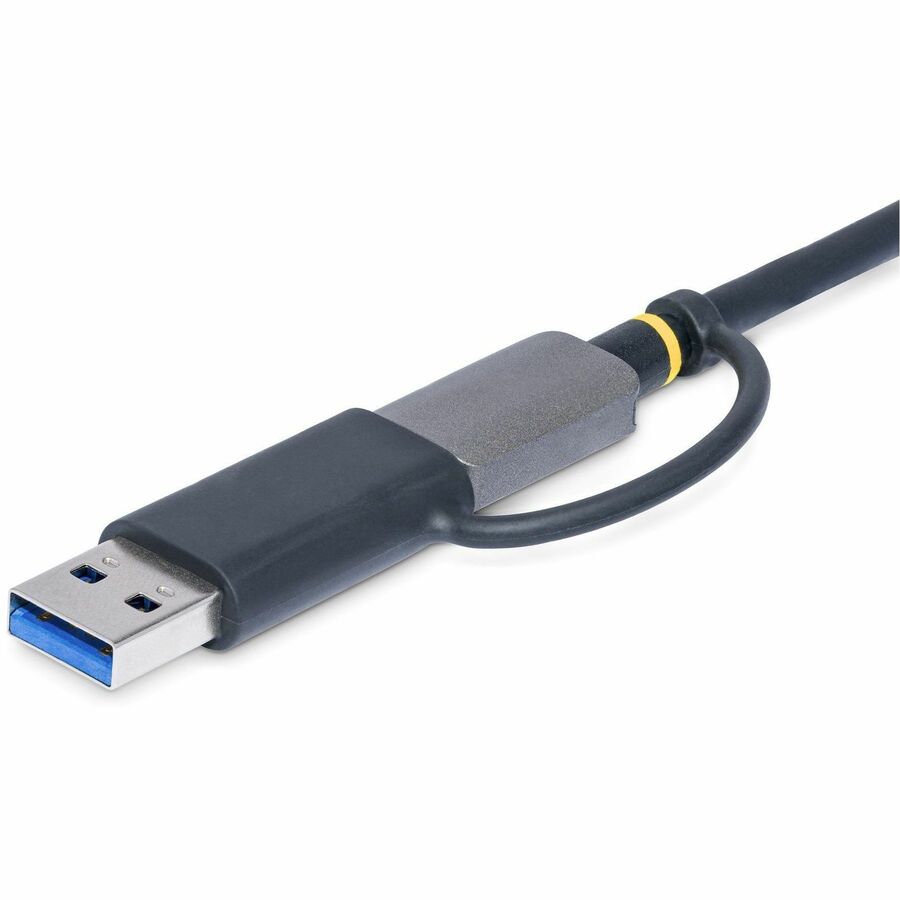 Alternate-Image3 Image for StarTech.com USB 3.0 Multi-Media Memory Card Reader, SD/microSD/CompactFlash, USB-C 5Gbps External Card Reader with Attached USB-A Adapter