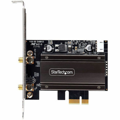 Alternate-Image1 Image for StarTech.com Wi-Fi 6E PCIe Network Card, Bluetooth 5.3, Magnetic Antenna Base, Tri-Band 802.11ax, AX5400 WiFi NIC, Windows/Linux