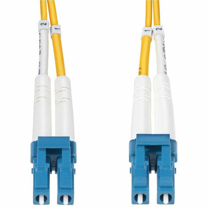 Alternate-Image3 Image for StarTech.com 1m (3.3ft) LC to LC (UPC) OS2 Single Mode Duplex Fiber Optic Cable, 9/125, 100G, Low Insertion Loss, LSZH Fiber Jumper Cord