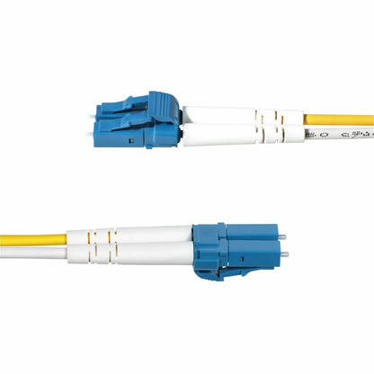 Alternate-Image2 Image for StarTech 5m (16.4ft) LC to LC (UPC) OS2 Single Mode Duplex Fiber Optic Cable, 9/125, 100G, Low Insertion Loss, LSZH Fiber Jumper Cord