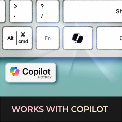 Alternate-Image3 Image for Adesso EasyTouch 730UW USB-C Multi OS Scissor Switch Keyboard With CoPilot AI Hotkey And USB-C, USB-A, 3.5mm Aux Ports