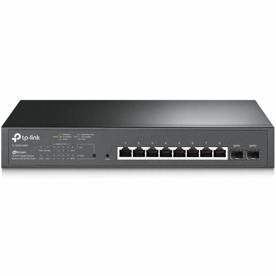 Main Image for TP-Link JetStream 10-Port Gigabit Smart Switch with 8-Port PoE+