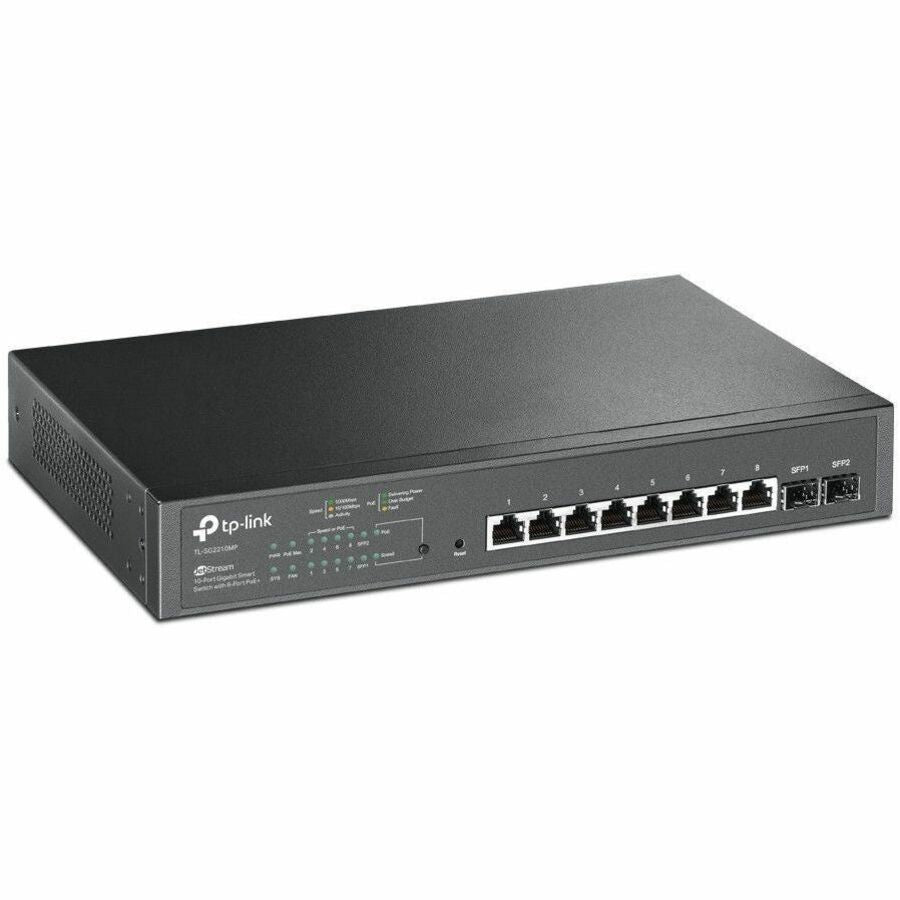 Alternate-Image1 Image for TP-Link JetStream 10-Port Gigabit Smart Switch with 8-Port PoE+